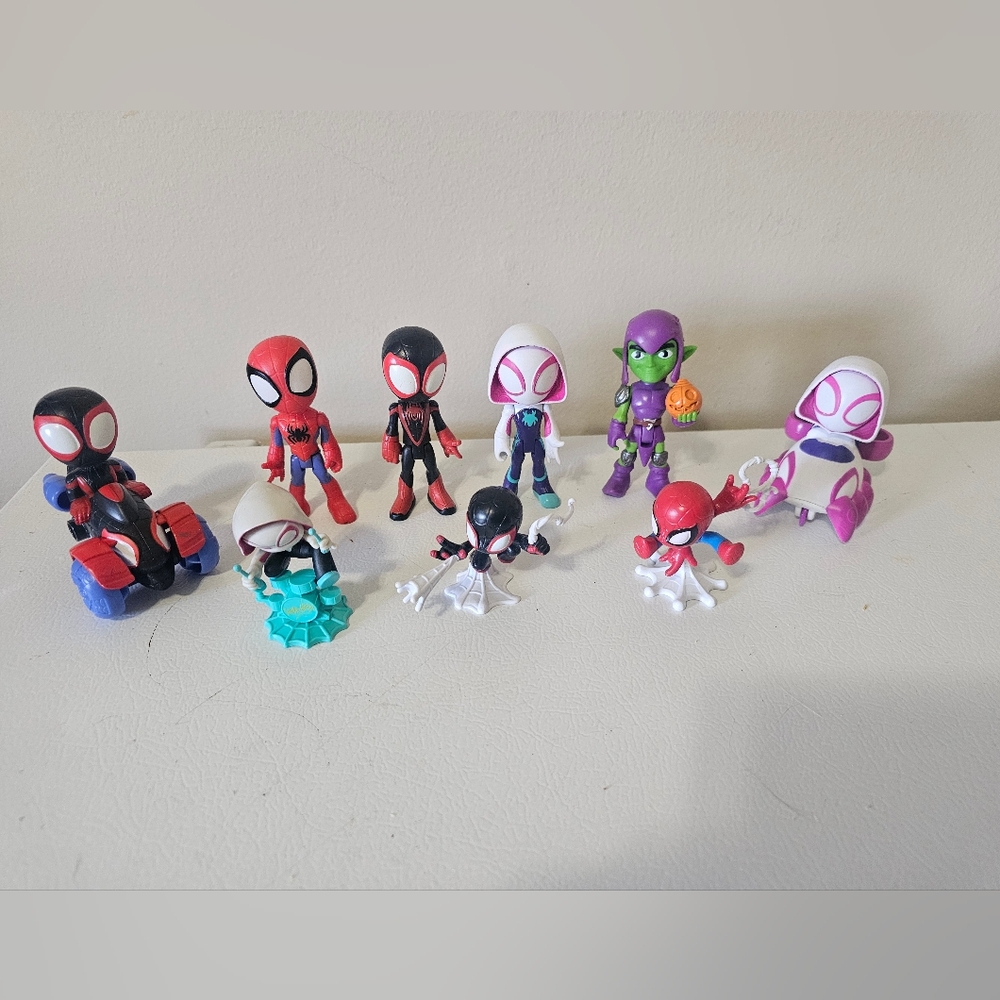 Marvel Spidey and His Amazing Friends Set of 9